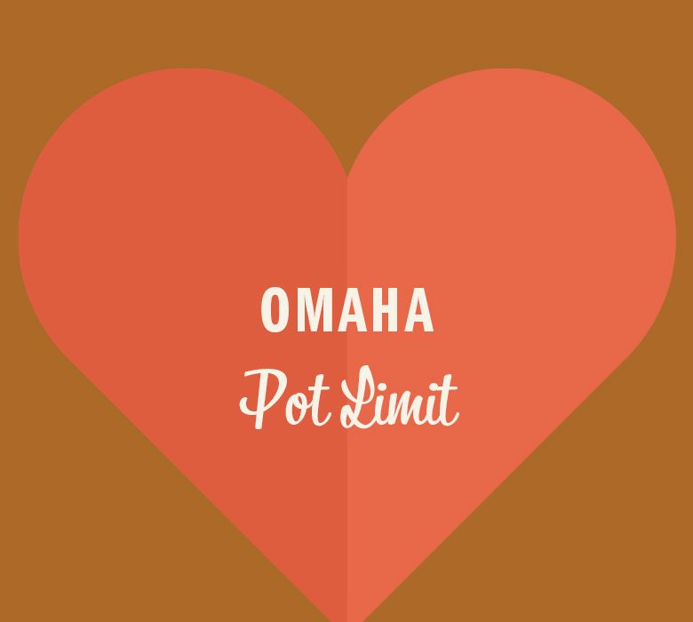 Omaha Pot Limit in orange heart