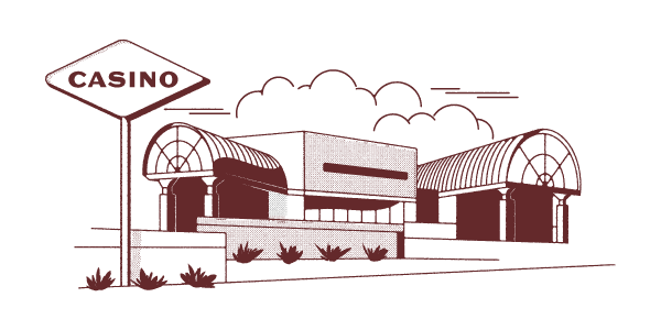 Seven Mile Casino building illustration